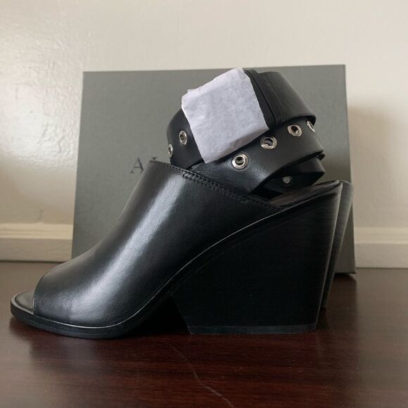 AllSaints pomola ankle strap soft leather sandal size 6 and 7 new - Picture 2 of 10